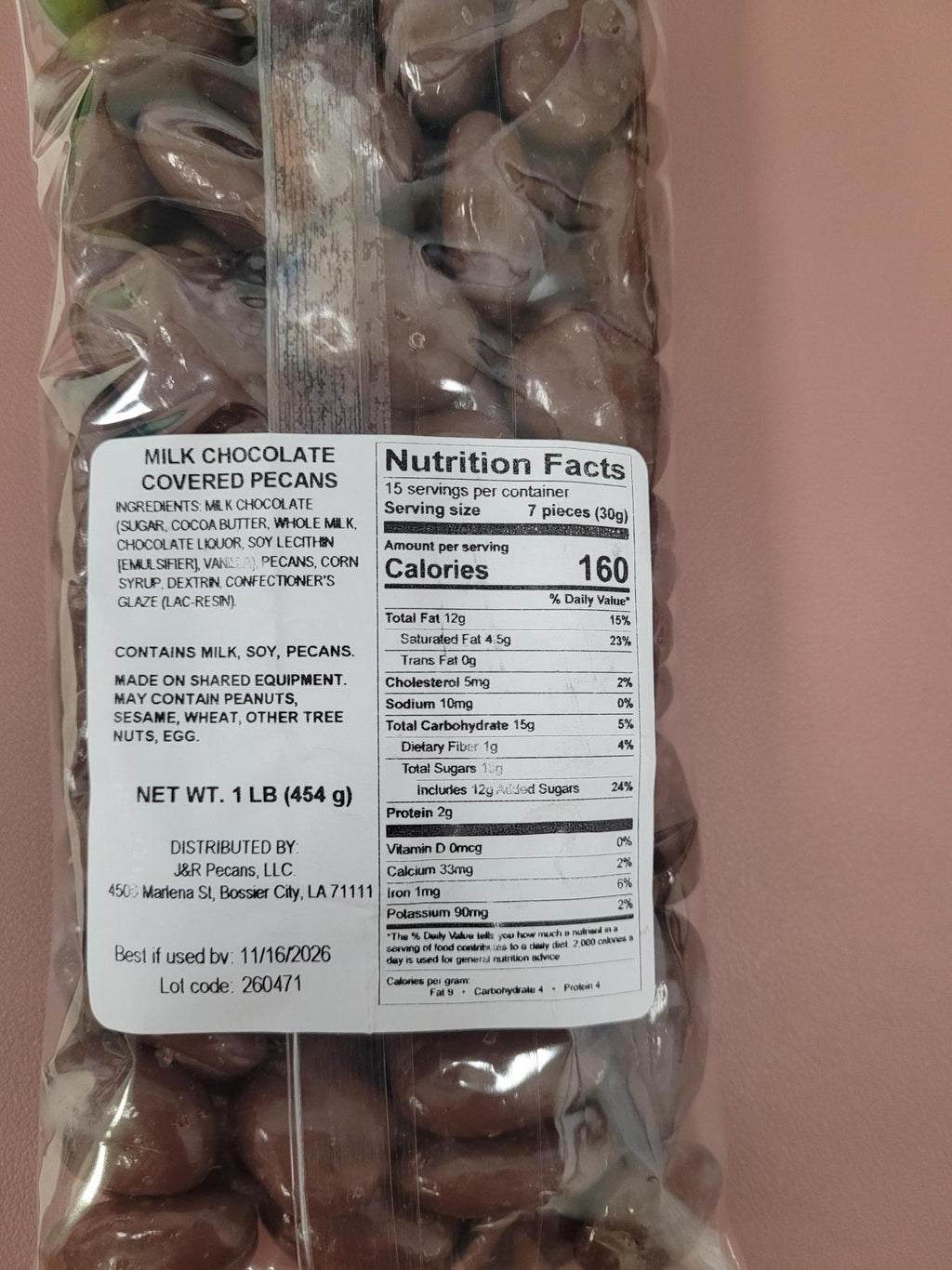 Milk Chocolate Pecans